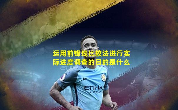 运用前锋线比较法进行实际进度调查的目的是什么